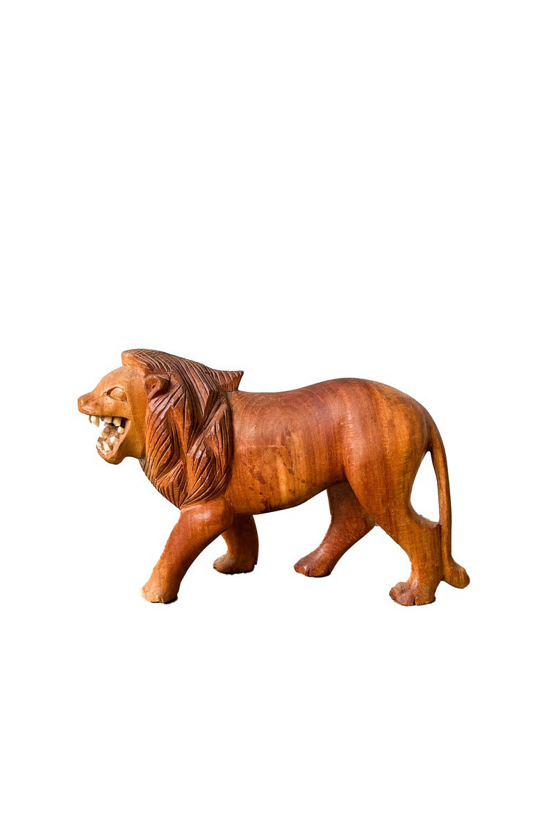 Wood Carving Lion / 木彫りのライオン