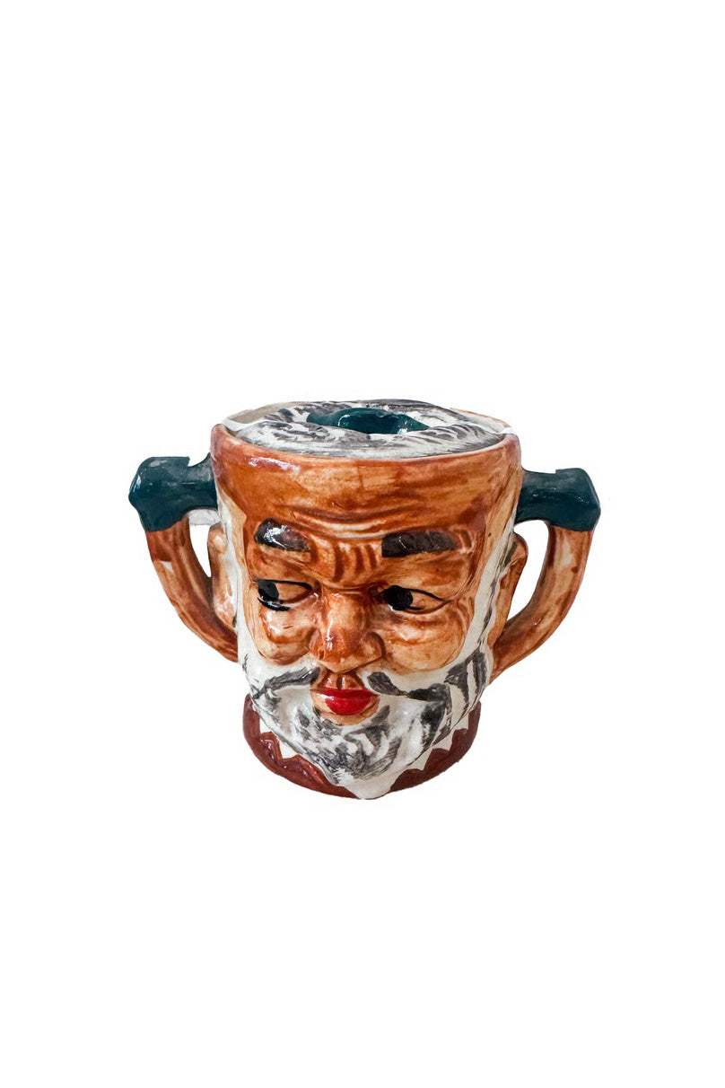 pottery Face Mug / 陶器製顔のマグ