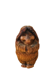Handcarved Wooden Troll / 木彫りの木製トロール