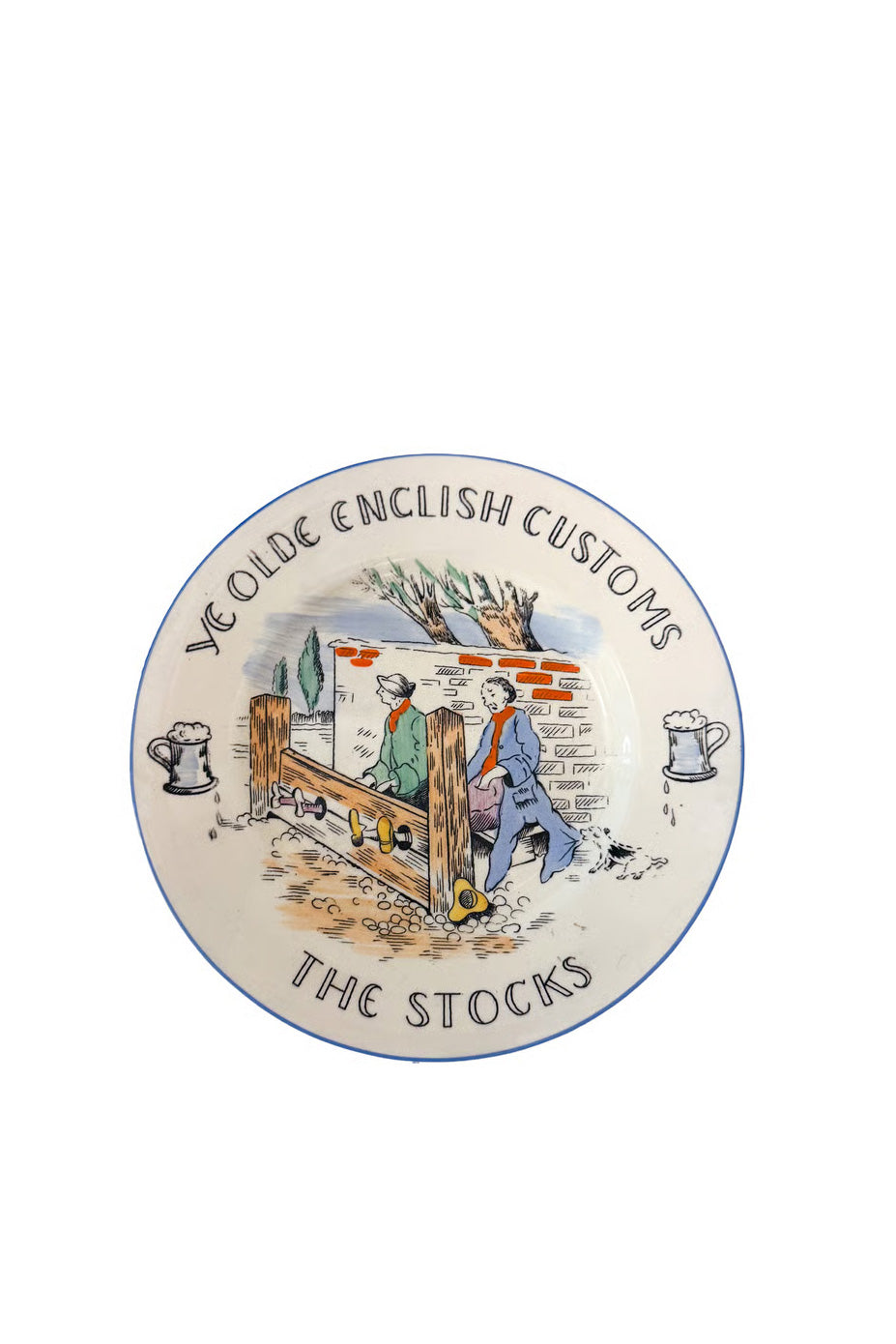 ENGLAND Painted Plates / イングランドプリント絵皿