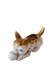 Pottery Cat / 陶器製猫の置物