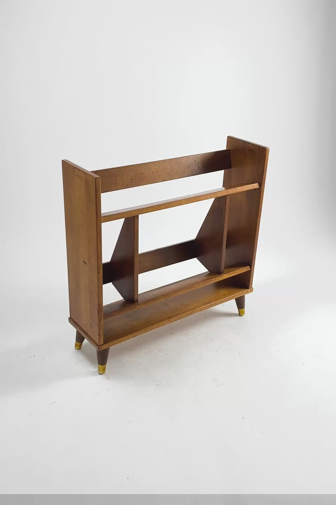 木製　本棚　シェルフ　棚　木工　ラック　飾り棚　アンティーク　ヴィンテージ調 Vintage Wood Bookshelf / ヴィンテージ ブックシェルフ – STORE IN