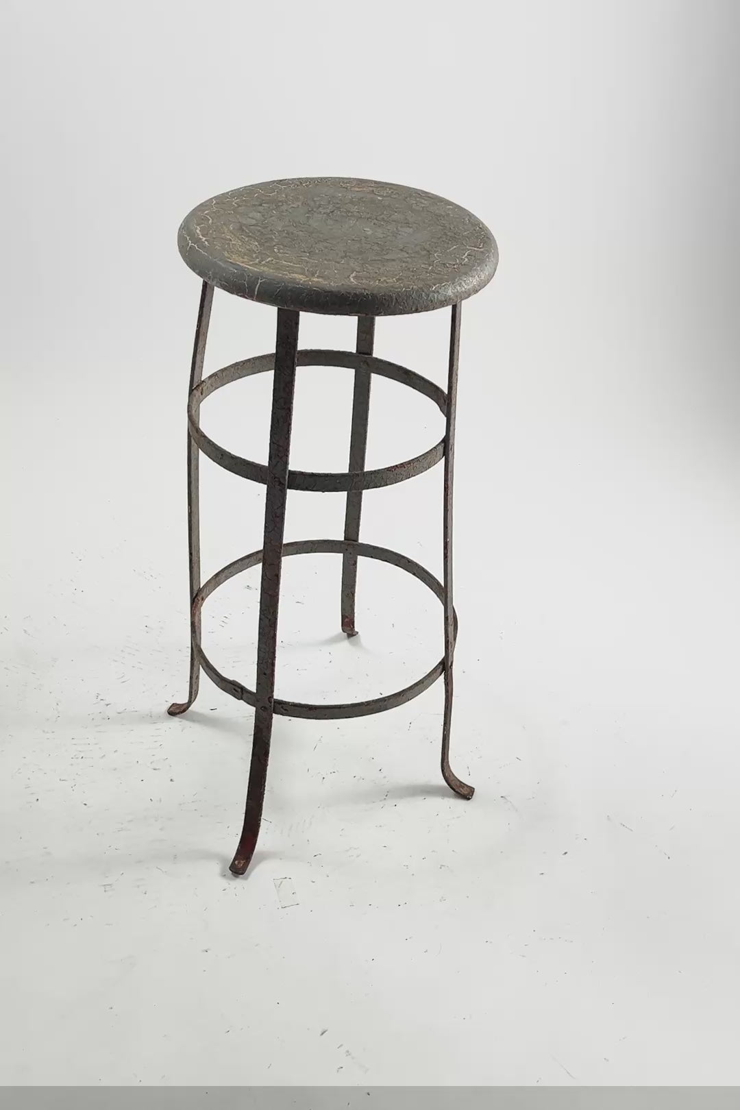 ビデオを読み込む: Vintage Metal High Stool / ヴィンテージメタルハイスツール