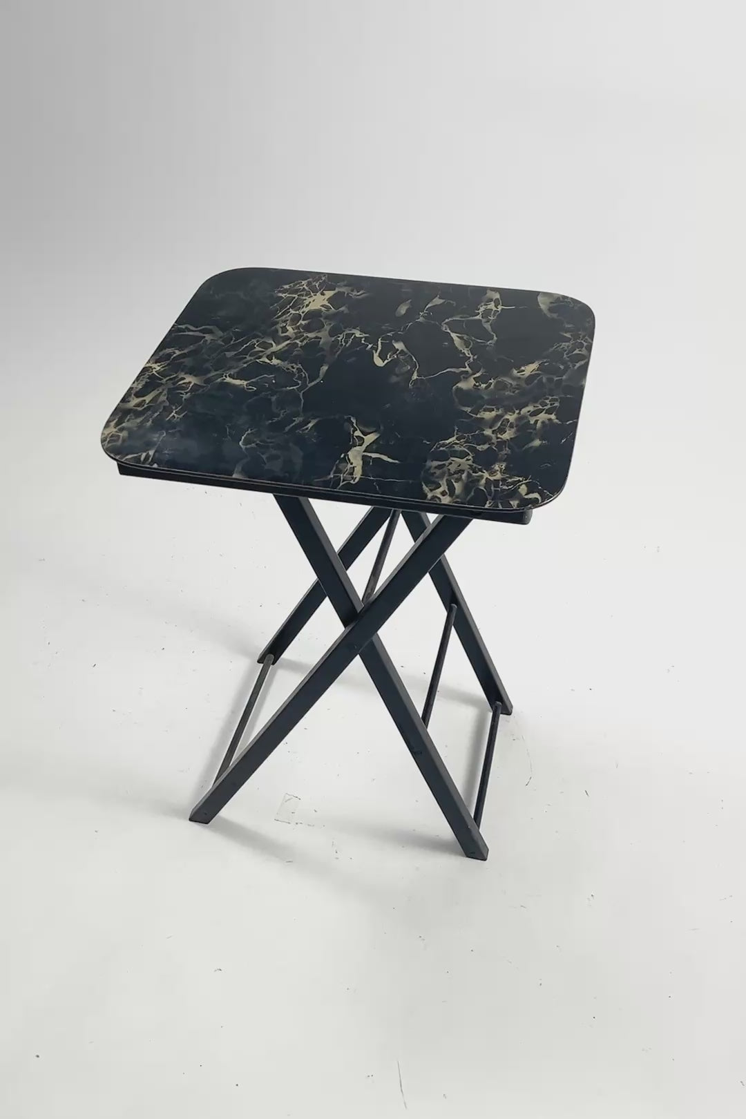 Load video: Folding Side Table / 折りたたみ サイドテーブル