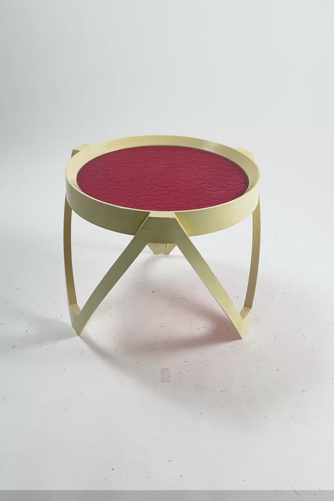 ビデオを読み込む: Acrylic Top Low Table (Red) / アクリルトップ ローテーブル（レッド）