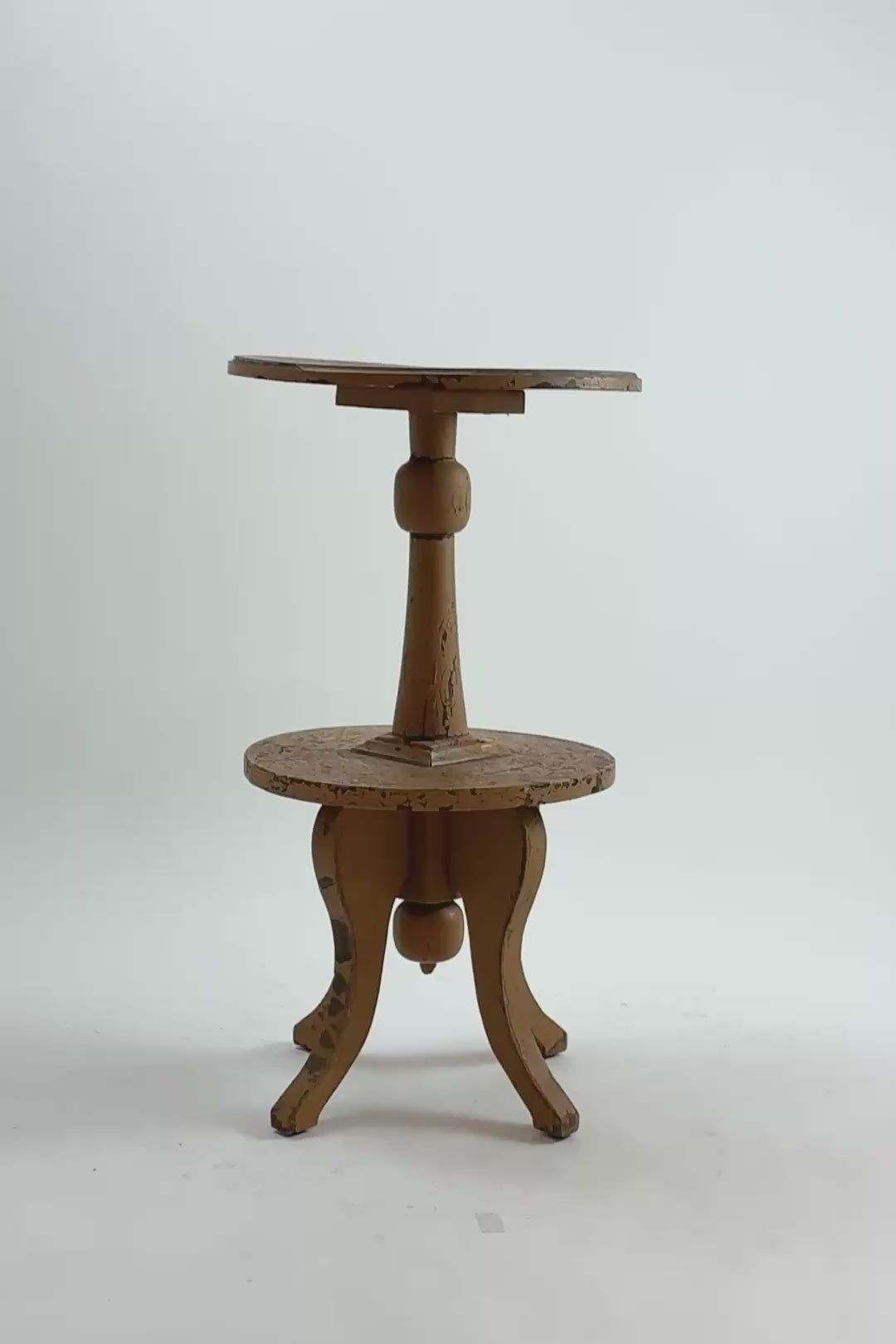 ビデオを読み込む: Two-tier Wooden Side Table / 2段サイドテーブル